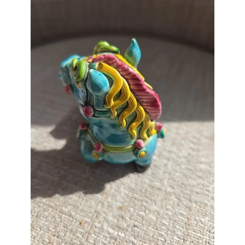 Taiwan Cochin Ware Horse Figure 2x2